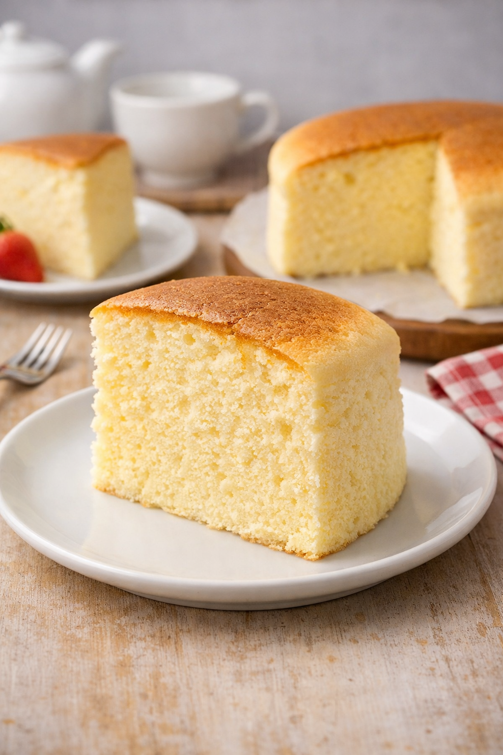 Keto japanese cotton cheesecake